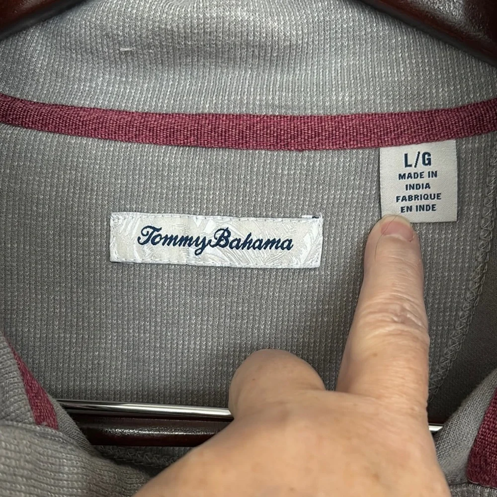 Men's Tommy Bahama Gray Pullover Sweater